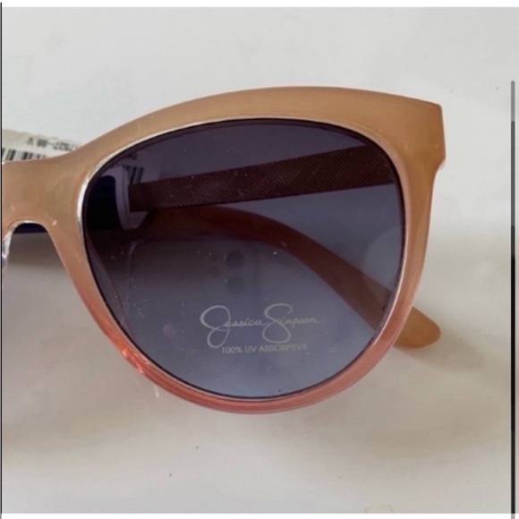 Jessica Simpson Tan Trendy Sunglasses ☀️NWT - Picture 3 of 4